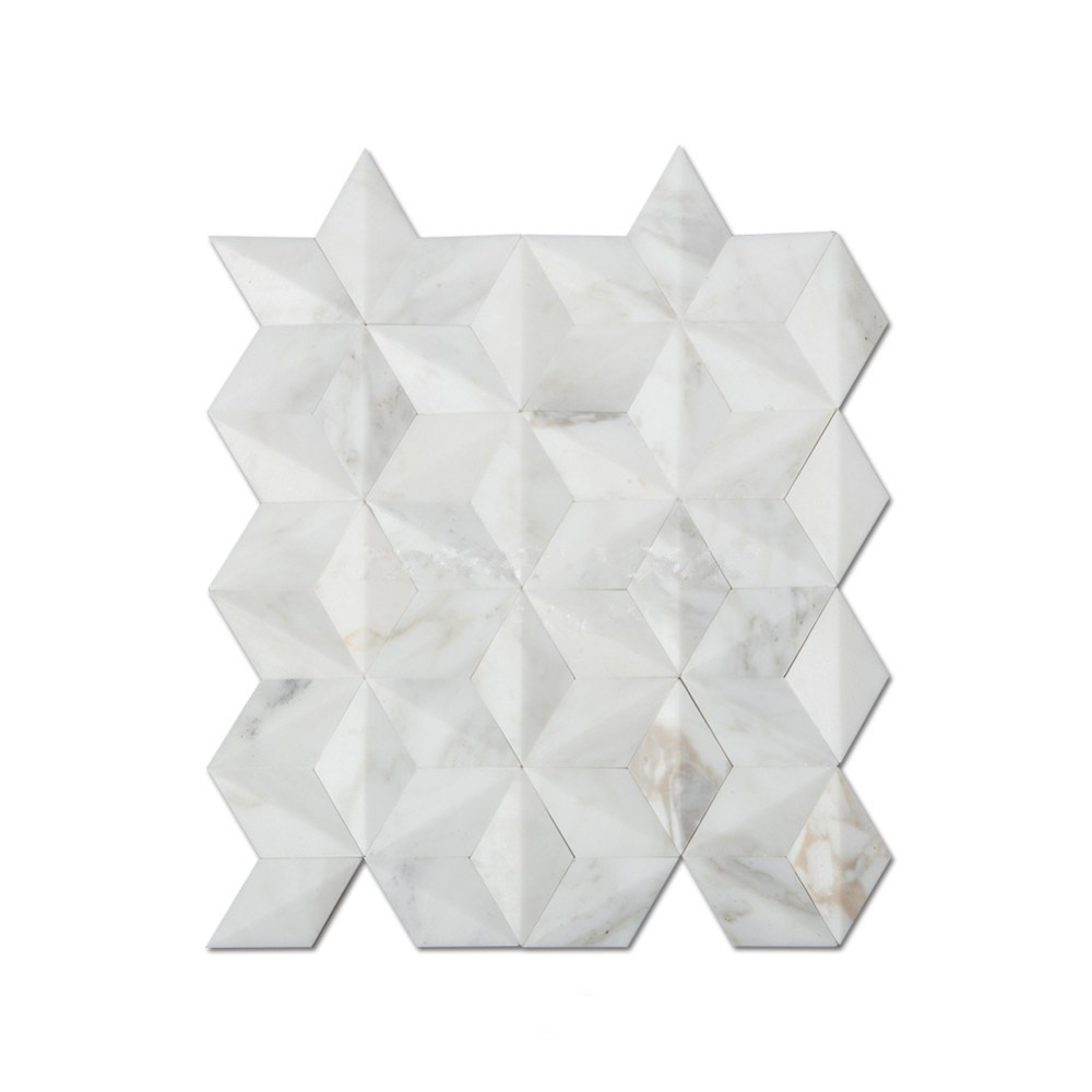 Calacatta Gold Marble Mosaic,Oriental White Marble Mosaic Tiles