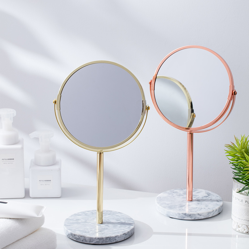 Free standing marble vanity mirror/ Free standing vanity mirror with marble base