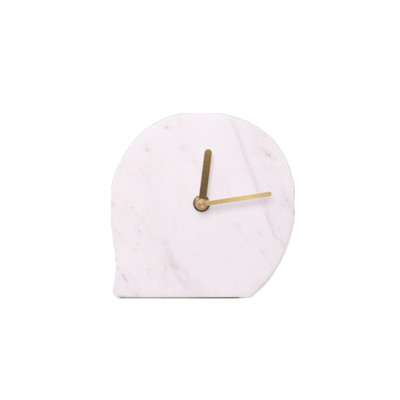 Marble Clock Luxury Desk Clock Decorative Art Deco Personalized Small Clock