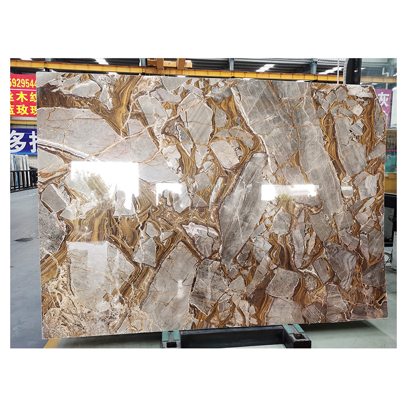 Exclusive Golden Luxury Marble Stone For Background and Countertop