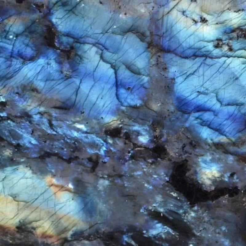 The Blue Labradoriteblue Australe Granite origin from Madagascar